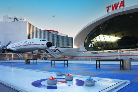 JFK's TWA Hotel Now Has An Epic Curling Rink