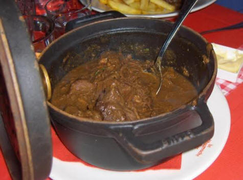 Image result for belgian beef stew with fries